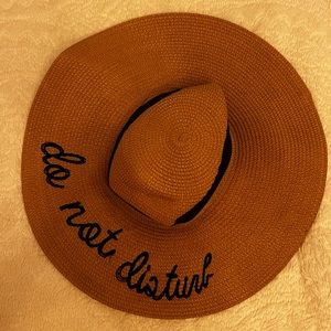 Embroidered Beach Hat